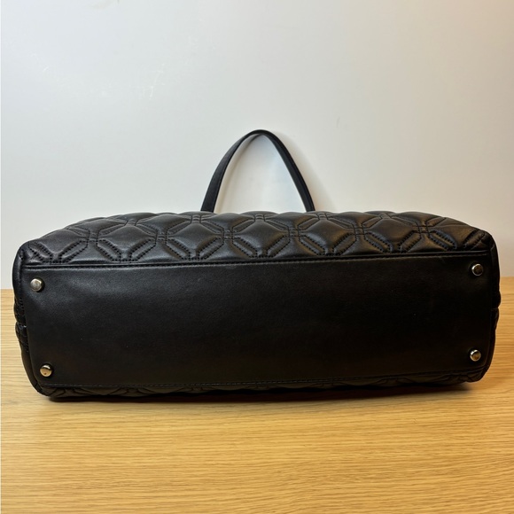 Kate Spade Astor Court “Elena” Black Quilted Leather Handbag Like New!!